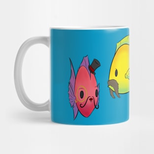 Mustache Fish Mug